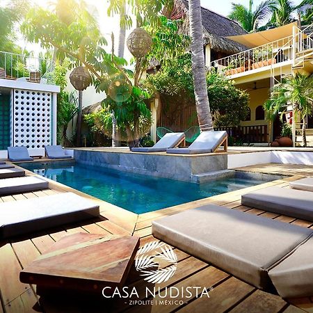 Casa Nudista - Lgbt Hotel Zipolite Exteriér fotografie