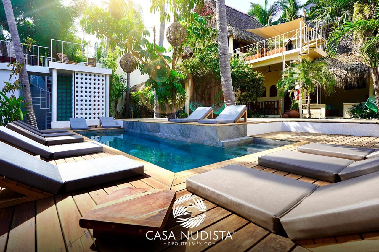 Casa Nudista - Lgbt Hotel Zipolite Exteriér fotografie