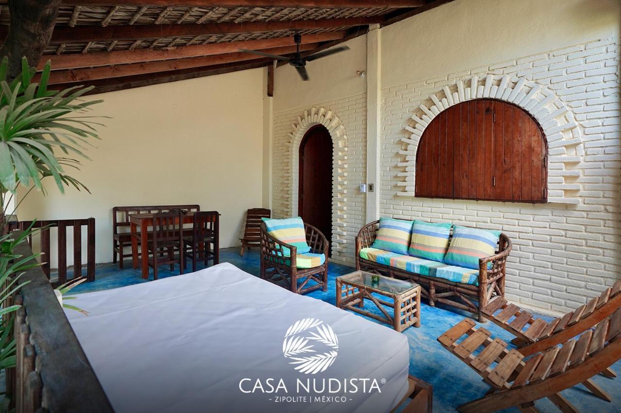 Casa Nudista - Lgbt Hotel Zipolite Exteriér fotografie