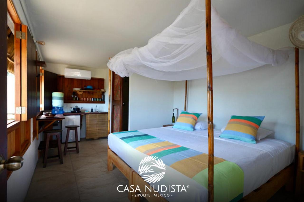 Casa Nudista - Lgbt Hotel Zipolite Exteriér fotografie