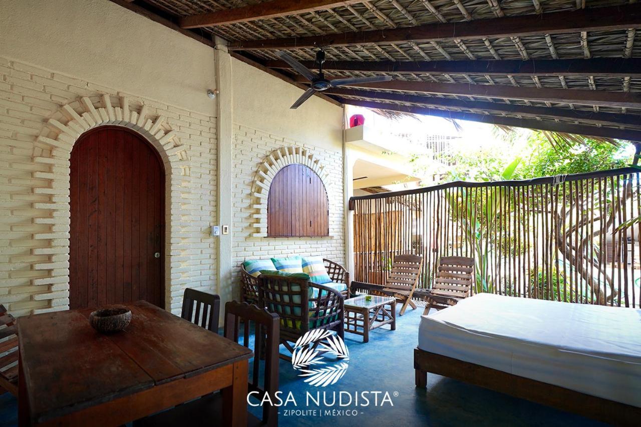 Casa Nudista - Lgbt Hotel Zipolite Exteriér fotografie