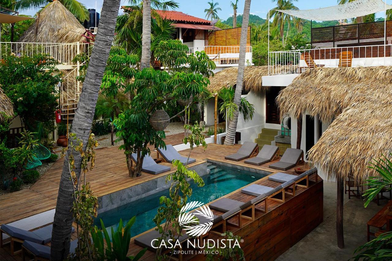 Casa Nudista - Lgbt Hotel Zipolite Exteriér fotografie