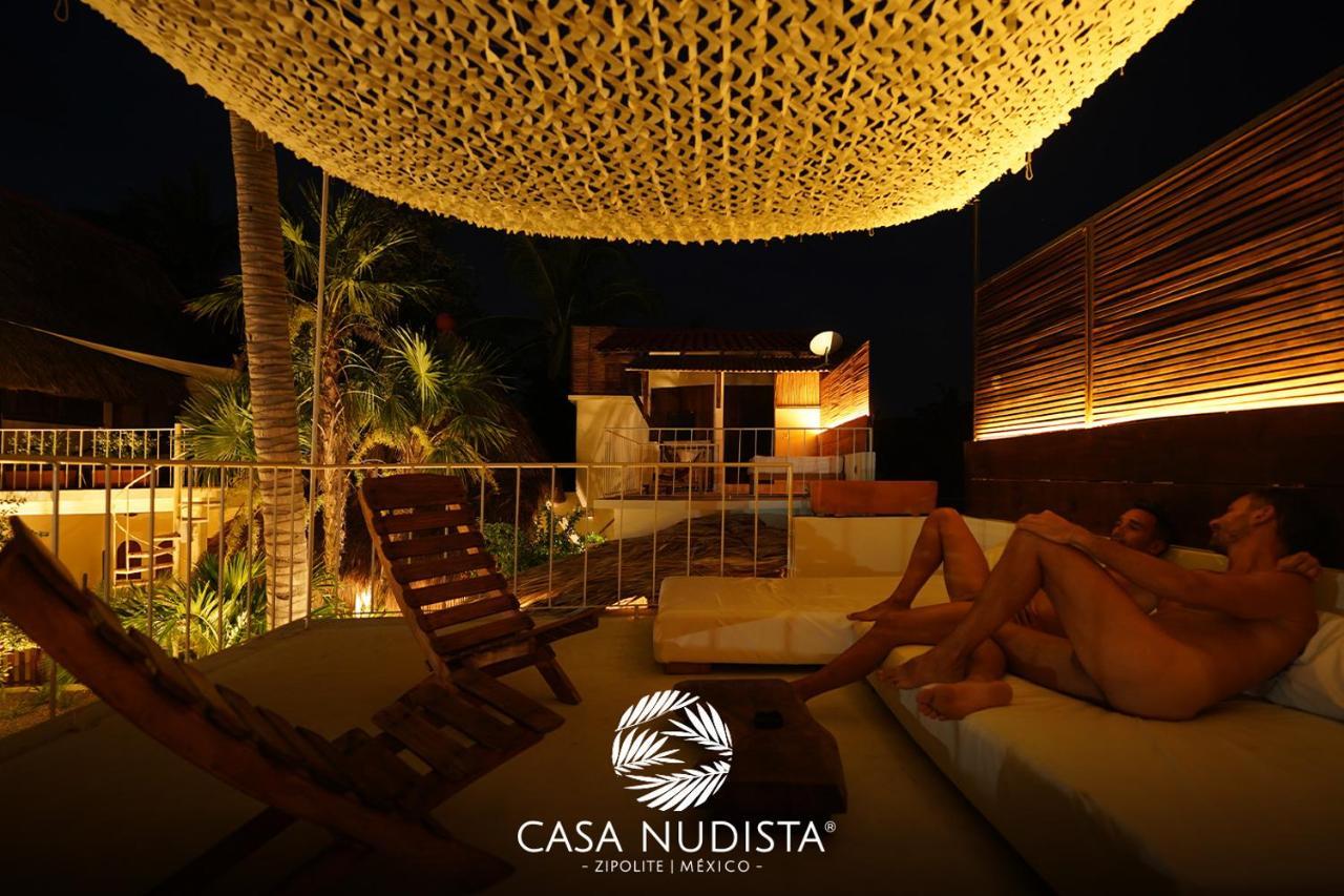 Casa Nudista - Lgbt Hotel Zipolite Exteriér fotografie