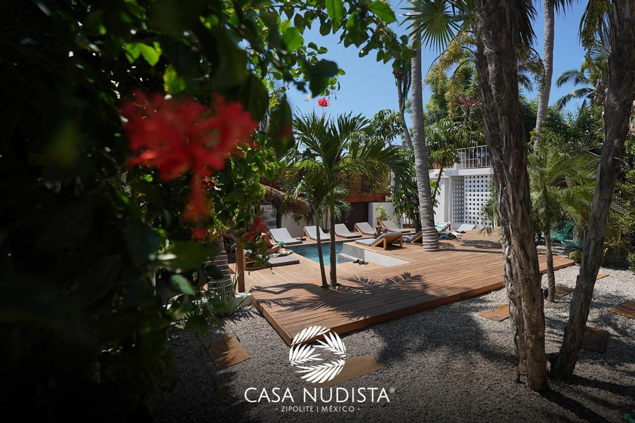 Casa Nudista - Lgbt Hotel Zipolite Exteriér fotografie