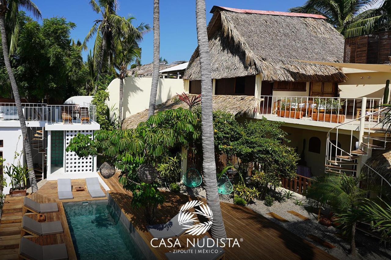 Casa Nudista - Lgbt Hotel Zipolite Exteriér fotografie