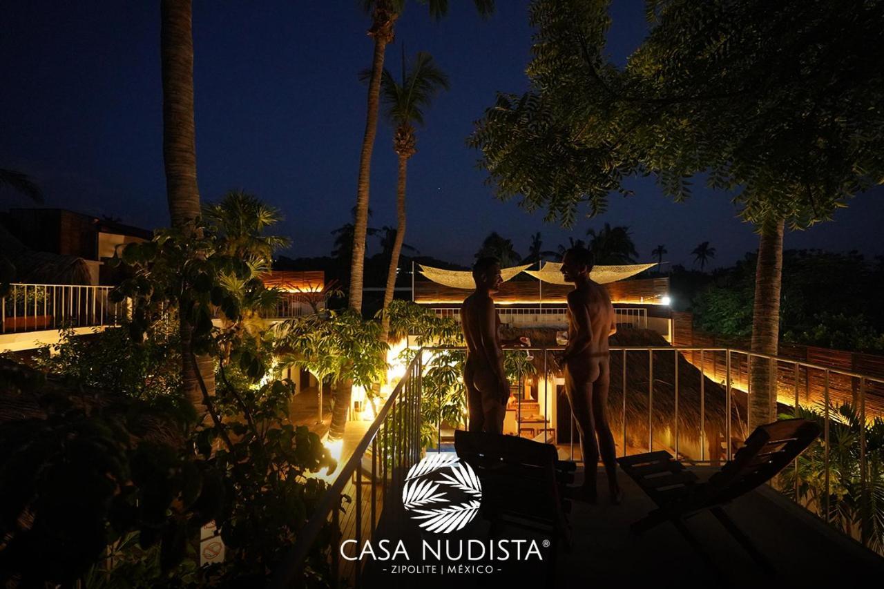 Casa Nudista - Lgbt Hotel Zipolite Exteriér fotografie